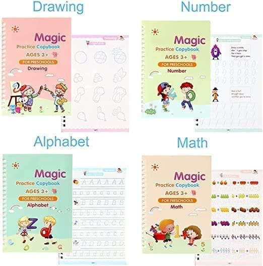 Sank Magic Practice Copybook (4 BOOKS,1 PEN,1 GRIP,10 REFILL) - View 4