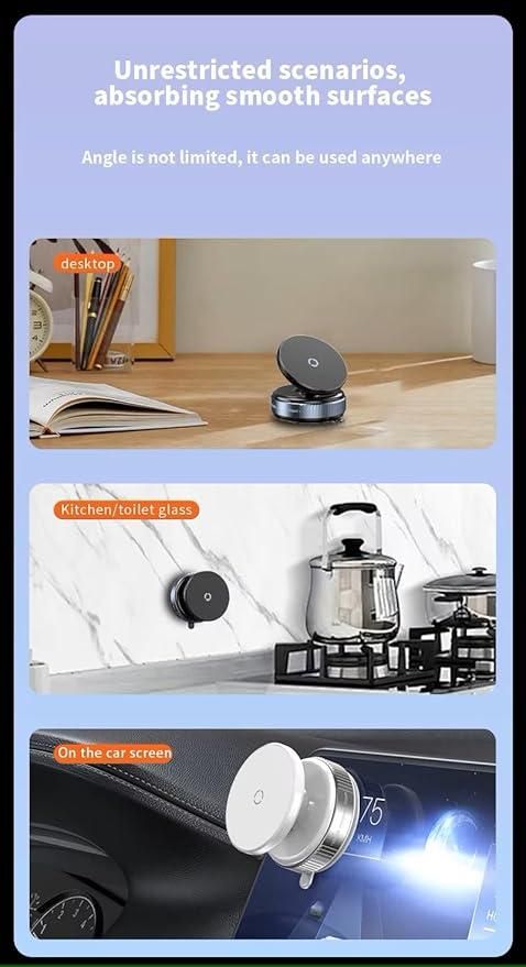 Magnetic Suction Phone Holder - View 2