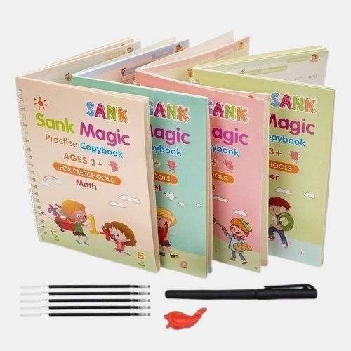 Sank Magic Practice Copybook (4 BOOKS,1 PEN,1 GRIP,10 REFILL) - View 1